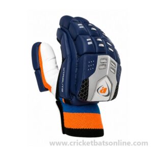 Coloured batting gloves navy