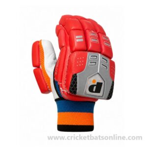 Coloured batting gloves red