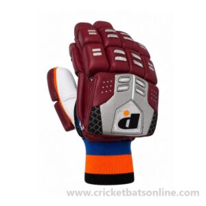 Coloured batting gloves maroon