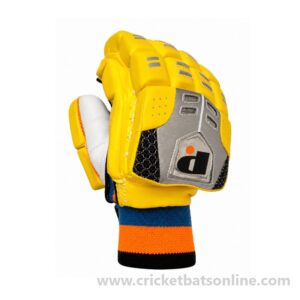 Coloured batting gloves yellow
